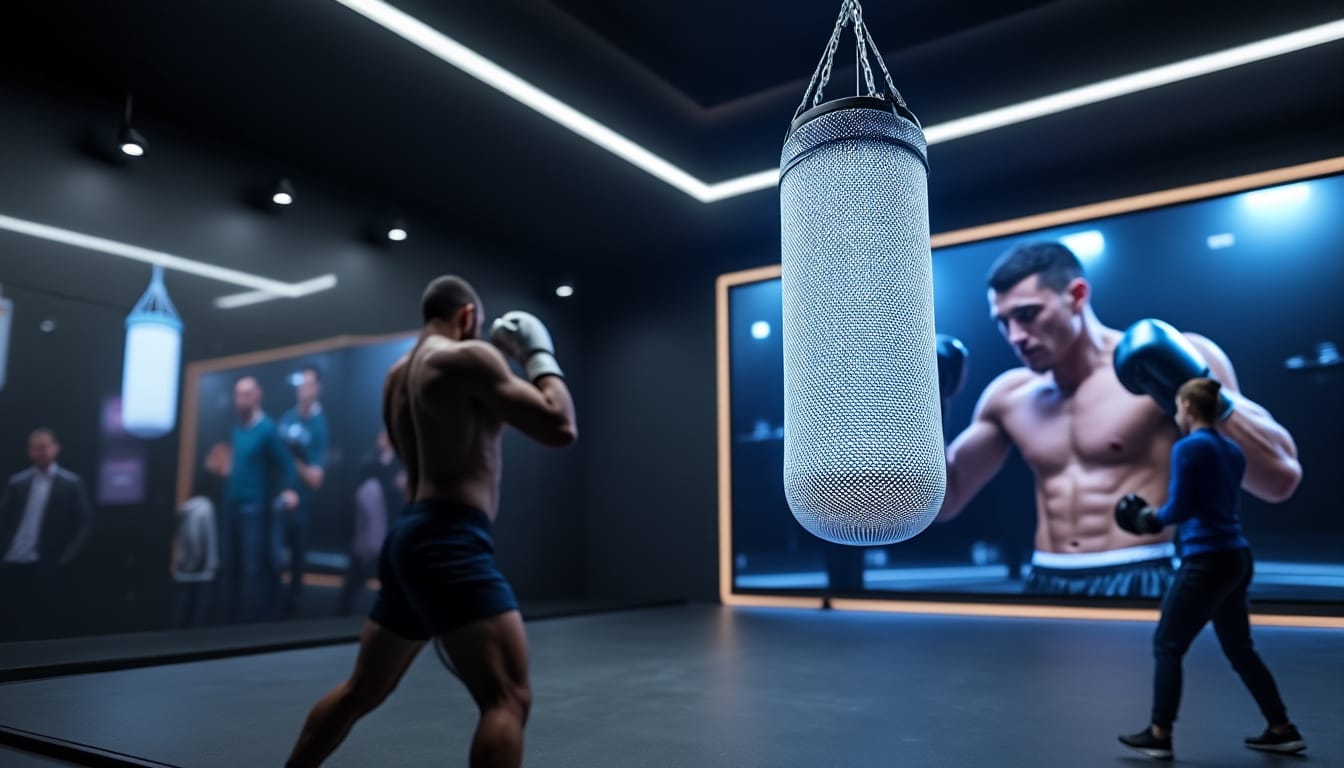 découvrez l'i-perskin d'i-percut, une innovation révolutionnaire conçue pour transformer votre entraînement en boxe. améliorez vos performan
