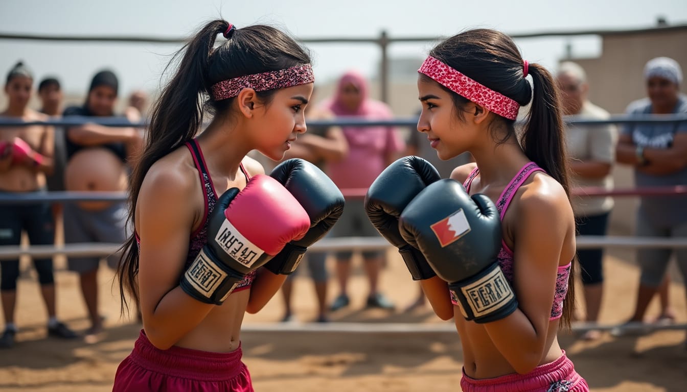 découvrez l'incroyable courage des boxeuses de gaza, un club féminin qui se lève contre les menaces et le patriarcat. plongez au cœur de leu