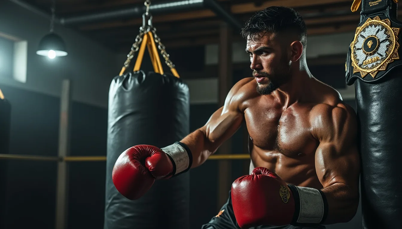 découvrez ciryl gane en pleine forme lors de son entraînement intense, où il met à terre un sac de frappe avec puissance et précision. suivez le parcours impressionnant de ce combattant talentueux et inspirez-vous de sa détermination à exceller dans le ring.