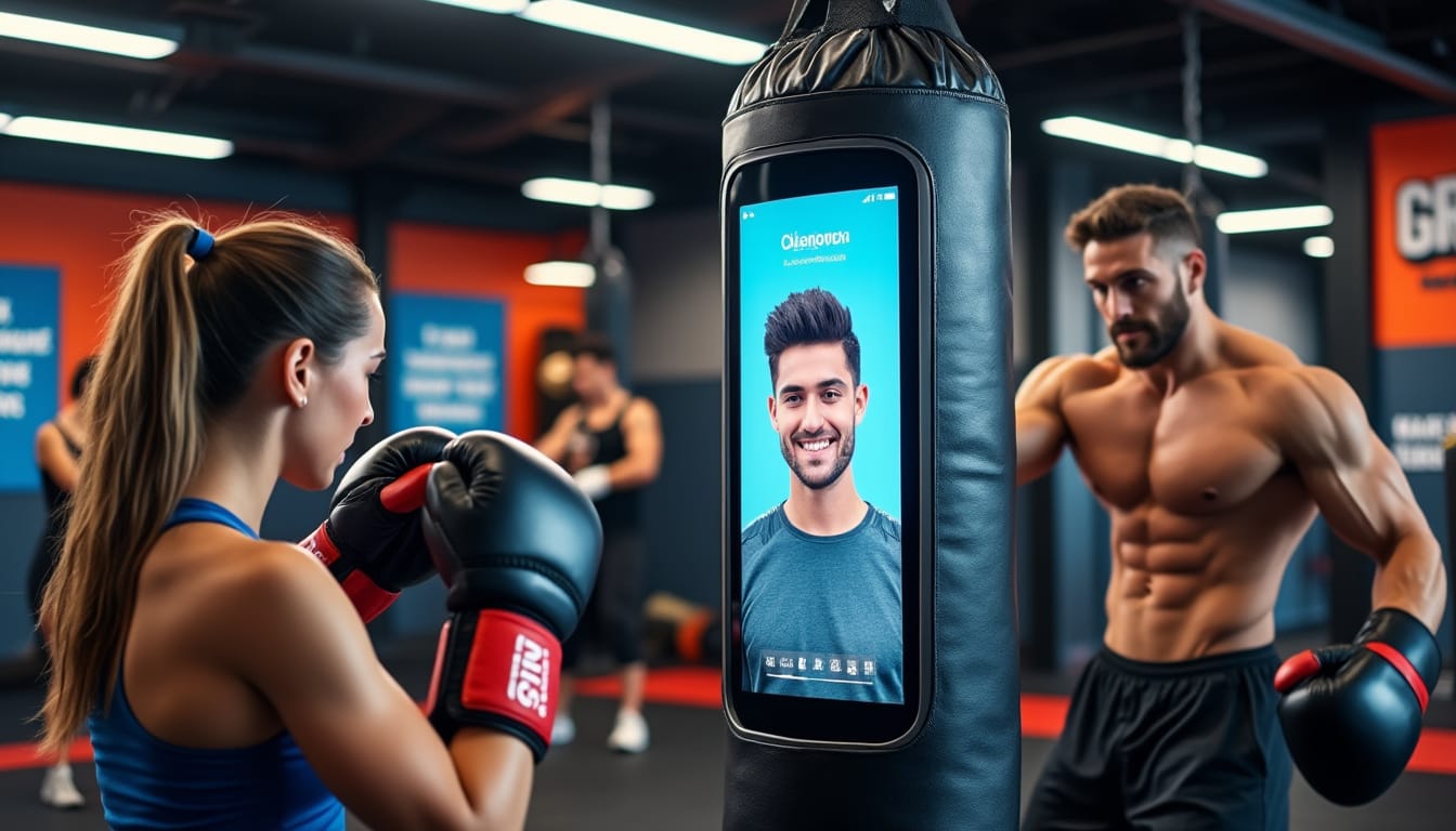 découvrez le sac de boxe interactif de growl, votre coach personnel qui vous guide et vous aide à améliorer vos techniques de boxe grâce à des interactions engageantes. améliorez vos compétences tout en vous amusant !